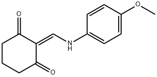 2-[(4-METHOXYANILINO)METHYLENE]-1,3-CYCLOHEXANEDIONE 结构式