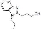 3-(1-PROPYL-1H-BENZIMIDAZOL-2-YL)PROPAN-1-OL 结构式