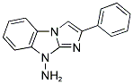 2-PHENYL-9H-IMIDAZO[1,2-A]BENZIMIDAZOL-9-AMINE 结构式