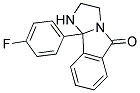 9B-(4-FLUOROPHENYL)-1,2,3,9B-TETRAHYDRO-5H-IMIDAZO[2,1-A]ISOINDOL-5-ONE 结构式