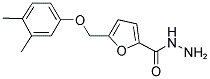 5-(3,4-DIMETHYL-PHENOXYMETHYL)-FURAN-2-CARBOXYLIC ACID HYDRAZIDE 结构式