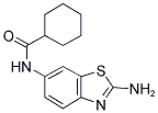 CYCLOHEXANECARBOXYLIC ACID (2-AMINO-BENZOTHIAZOL-6-YL)-AMIDE 结构式