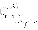 ETHYL 4-[3-(TRIFLUOROMETHYL)PYRIDIN-2-YL]TETRAHYDROPYRAZINE-1(2H)-CARBOXYLATE 结构式