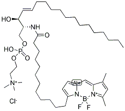 BODIPY(R) FL C12-SPHINGOMYELIN 结构式