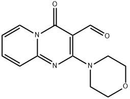 2-(4-吗啉基)-4-氧代-4H-吡啶并[1,2-A]嘧啶-3-甲醛 结构式