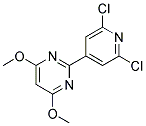 2-(2,6-DICHLOROPYRIDIN-4-YL)-4,6-DIMETHOXYPYRIMIDINE 结构式
