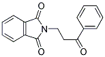 2-(3-OXO-3-PHENYLPROPYL)-1H-ISOINDOLE-1,3(2H)-DIONE 结构式