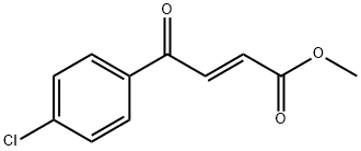 METHYL (E)-4-(4-CHLOROPHENYL)-4-OXO-2-BUTENOATE 结构式