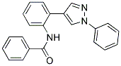 N-[2-(1-PHENYL-1H-PYRAZOL-4-YL)PHENYL]BENZAMIDE 结构式