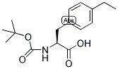 (S)-2-TERT-BUTOXYCARBONYLAMINO-3-(4-ETHYL-PHENYL)-PROPIONIC ACID 结构式