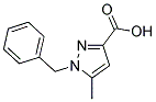 1-Benzyl-5-methyl-1H-pyrazole-3-carboxylic acid 结构式
