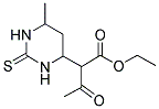 ETHYL 2-(6-METHYL-2-THIOXOHEXAHYDROPYRIMIDIN-4-YL)-3-OXOBUTANOATE 结构式