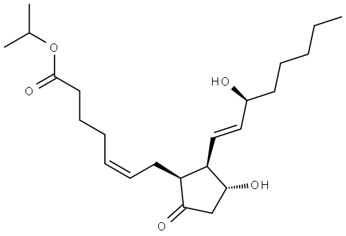 8-ISO PROSTAGLANDIN E2 ISOPROPYL ESTER 结构式