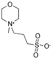 N-METHYL-N-(3-SULFOPROPYL)MORPHOLINIUM, INNER SALT 结构式