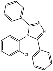 2,5-DIPHENYL-1(2-CHLOROPHENYL)-1,3,4-TRIAZOLE 结构式