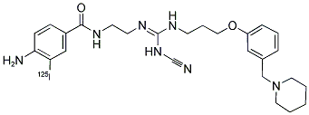 [125I]IODOAMINOPOTENTIDINE 结构式