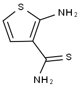 2-AMINOTHIOPHENE-3-CARBOTHIOAMIDE 结构式