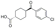 trans-4-(4-Chlorobenzoyl)cyclohexane-1-carboxylic acid 结构式