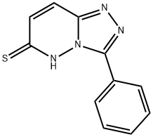 3-苯基[1,2,4]三唑并[4,3-B]哒嗪-6-硫醇 结构式