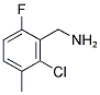 2-氯-6-氟-3-甲基苄胺 结构式