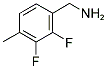 2,3-二氟-4-甲基苄胺 结构式