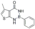 5-METHYL-2-PHENYL-2,3-DIHYDROTHIENO[2,3-D][1,3,2]DIAZABORININ-4(1H)-ONE 结构式