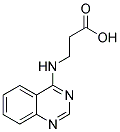 3-(QUINAZOLIN-4-YLAMINO)-PROPIONIC ACID 结构式