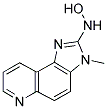 2-HYDROXYAMINO-3-METHYL-3H-IMIDAZO[4,5-F]QUINOLINE 结构式