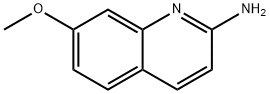 7-甲氧基喹啉-2-胺 结构式