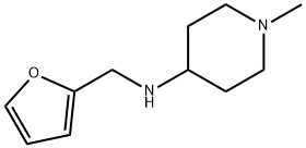 N-(2-呋喃甲基)-1-甲基哌啶-4-胺 结构式