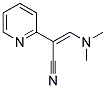 3-二甲基氨基-2-吡啶-2-基-丙-2-烯腈 结构式