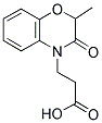 3-(2-METHYL-3-OXO-2,3-DIHYDRO-4H-1,4-BENZOXAZIN-4-YL)PROPANOIC ACID 结构式