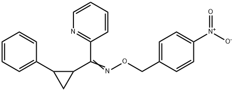 (2-PHENYLCYCLOPROPYL)(2-PYRIDINYL)METHANONE O-(4-NITROBENZYL)OXIME 结构式