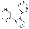 2-[3-(PYRIDIN-4-YL)-(1H)-PYRAZOL-4-YL]PYRAZINE 结构式