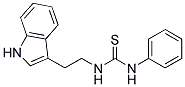 ((2-INDOL-3-YLETHYL)AMINO)(PHENYLAMINO)METHANE-1-THIONE 结构式