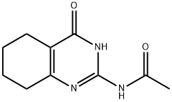 N-(4-OXO-3,4,5,6,7,8-HEXAHYDRO-2-QUINAZOLINYL)ACETAMIDE 结构式