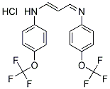 (4-AZA-4-(4-(TRIFLUOROMETHOXY)PHENYL)BUTA-1,3-DIENYL)(4-(TRIFLUOROMETHOXY)PHENYL)AMINE, HYDROCHLORIDE 结构式