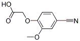 2-(4-氰基-2-甲氧基苯氧基)乙酸 结构式