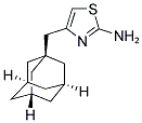 4-ADAMANTAN-1-YLMETHYL-THIAZOL-2-YLAMINE 结构式