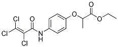 ETHYL 2-(4-[(2,3,3-TRICHLOROALLANOYL)AMINO]PHENOXY)PROPANOATE 结构式