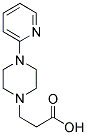 3-(4-PYRIDIN-2-YL-PIPERAZIN-1-YL)-PROPIONIC ACID 结构式
