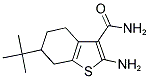 2-AMINO-6-TERT-BUTYL-4,5,6,7-TETRAHYDRO-BENZO[ B ]THIOPHENE-3-CARBOXYLIC ACID AMIDE 结构式