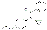 N-CYCLOPROPYL-N-(1-PROPYLPIPERIDIN-4-YL)BENZAMIDE 结构式