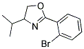 2-(2-Bromophenyl)-4-isopropyl-4,5-dihydrooxazole 结构式