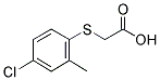 (4-CHLORO-O-TOLYLMERCAPTO)ACETIC ACID 结构式