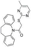 5-{[(4-METHYLPYRIMIDIN-2-YL)THIO]ACETYL}-10,11-DIHYDRO-5H-DIBENZO[B,F]AZEPINE 结构式