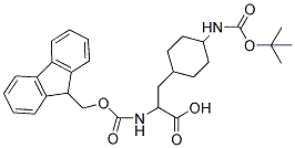 FMOC-D, L-CIS/TRANS-CHA(4-NH-BOC) 结构式