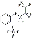 IODONIUM PHENYLHEPTAFLUOROPROPYL TETRAFLUOROBORATE 结构式