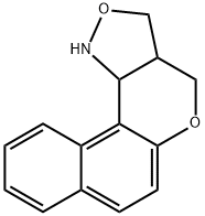 1,3A,4,11C-TETRAHYDRO-3H-BENZO[5,6]CHROMENO[4,3-C]ISOXAZOLE 结构式