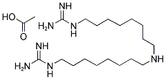 GUAZATINE ACETATE SALT 结构式